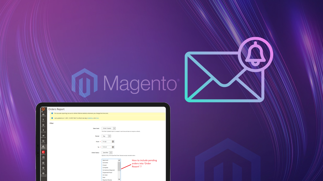 Pending Orders in Magento 2